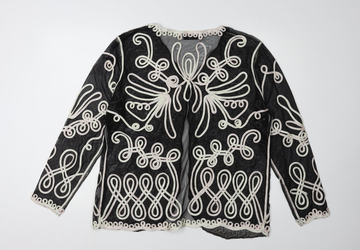 Just Elegance Women's Black Cardigan - L/XL