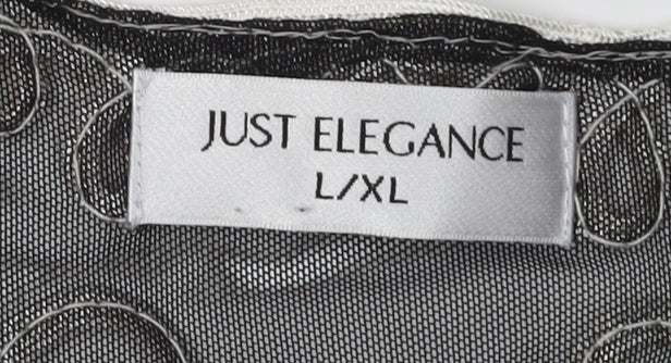 Just Elegance Women's Black Cardigan - L/XL