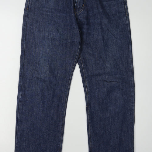 Often Unisex Blue Straight-Leg Jeans, Size 12