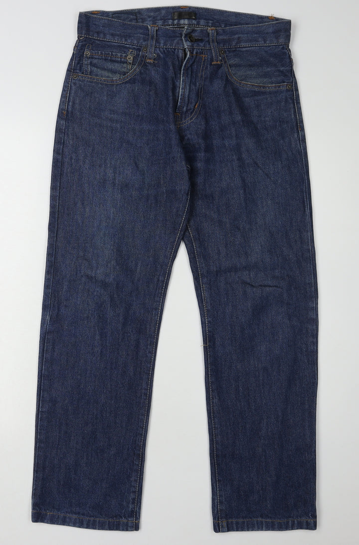 Often Unisex Blue Straight-Leg Jeans, Size 12
