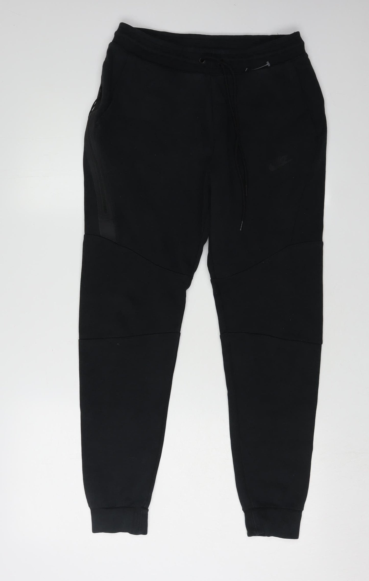 Nike Men's Black Joggers S - Casual Cotton Blend