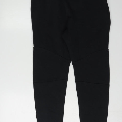 Nike Men's Black Joggers S - Casual Cotton Blend