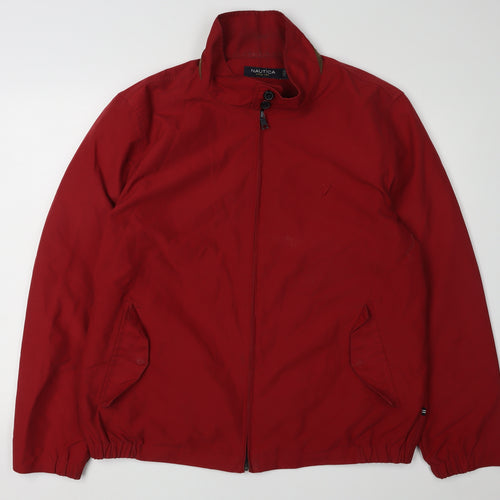 Nautica Men's Red Basic Jacket, Size L, Casual