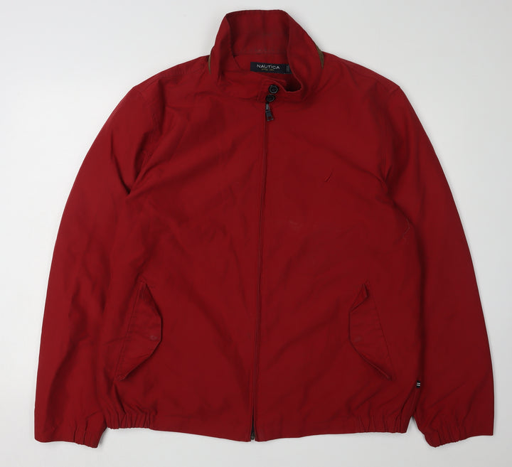 Nautica Men's Red Basic Jacket, Size L, Casual