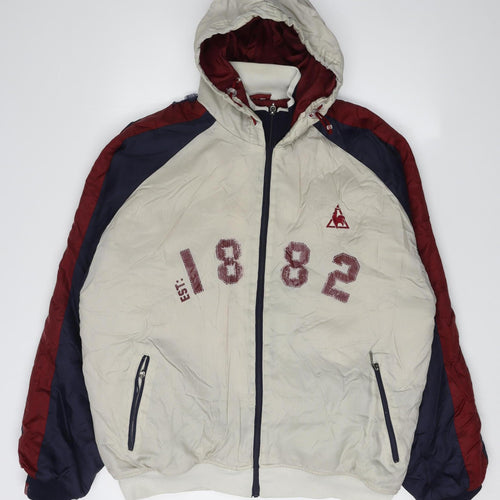 Le Coq Sportif Men's Beige L Bomber Jacket
