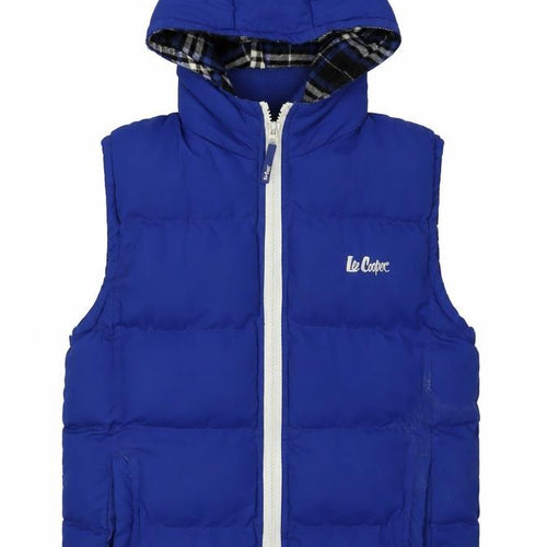 Lee Cooper Boys' Blue Hooded Bodywarmer Jacket 11-12 Years