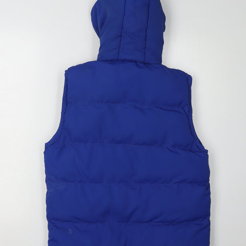 Lee Cooper Boys' Blue Hooded Bodywarmer Jacket 11-12 Years