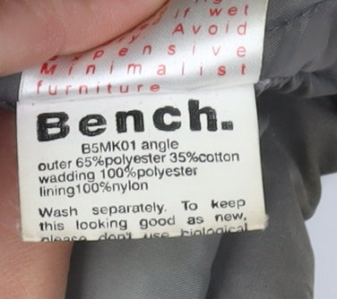 Bench Men's Beige Parka Jacket - Size L, Casual Comfort