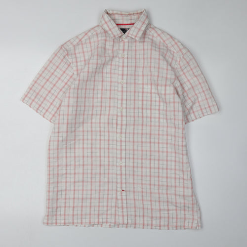 Marks and Spencer Men's Check Short Sleeve Shirt