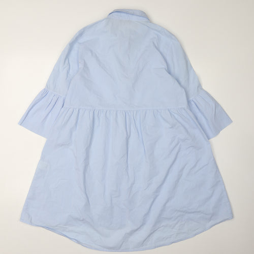 Maria Bellentani Women's Blue Shirt Dress M