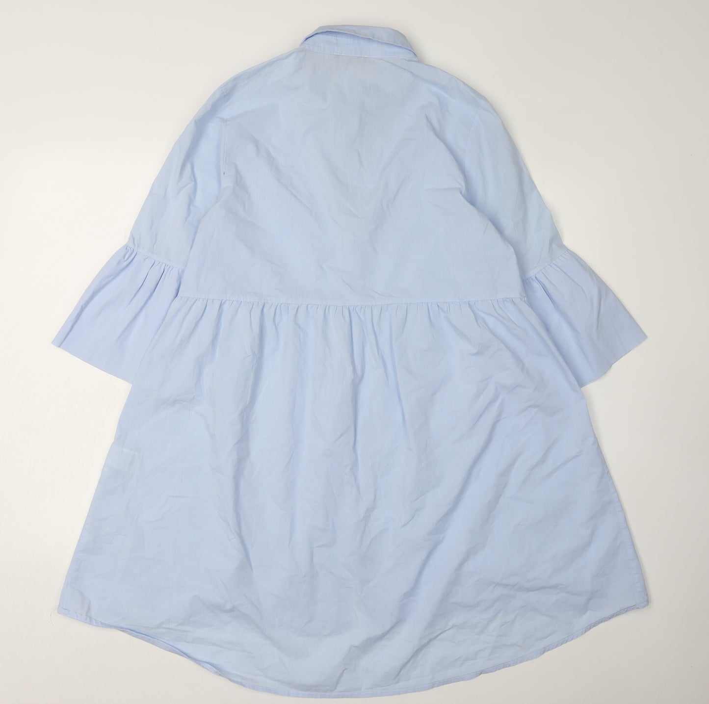 Maria Bellentani Women's Blue Shirt Dress M