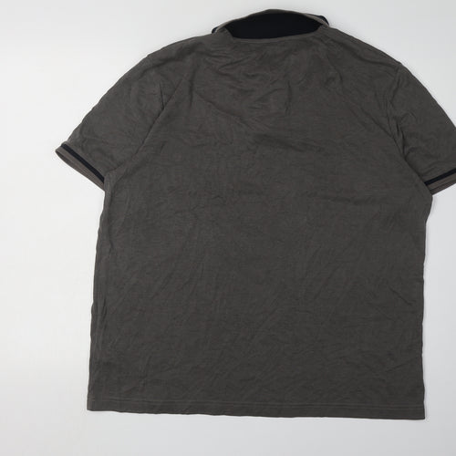 Marks and Spencer Men's Grey XL Polo Shirt
