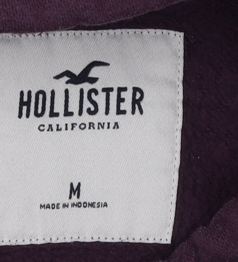 Hollister Women’s Purple Pullover Hoodie Medium