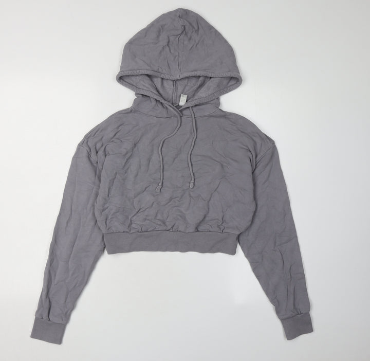 ASOS DESIGN Women’s Grey Pullover Hoodie, Size 8