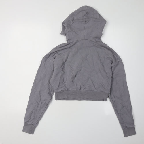 ASOS DESIGN Women’s Grey Pullover Hoodie, Size 8