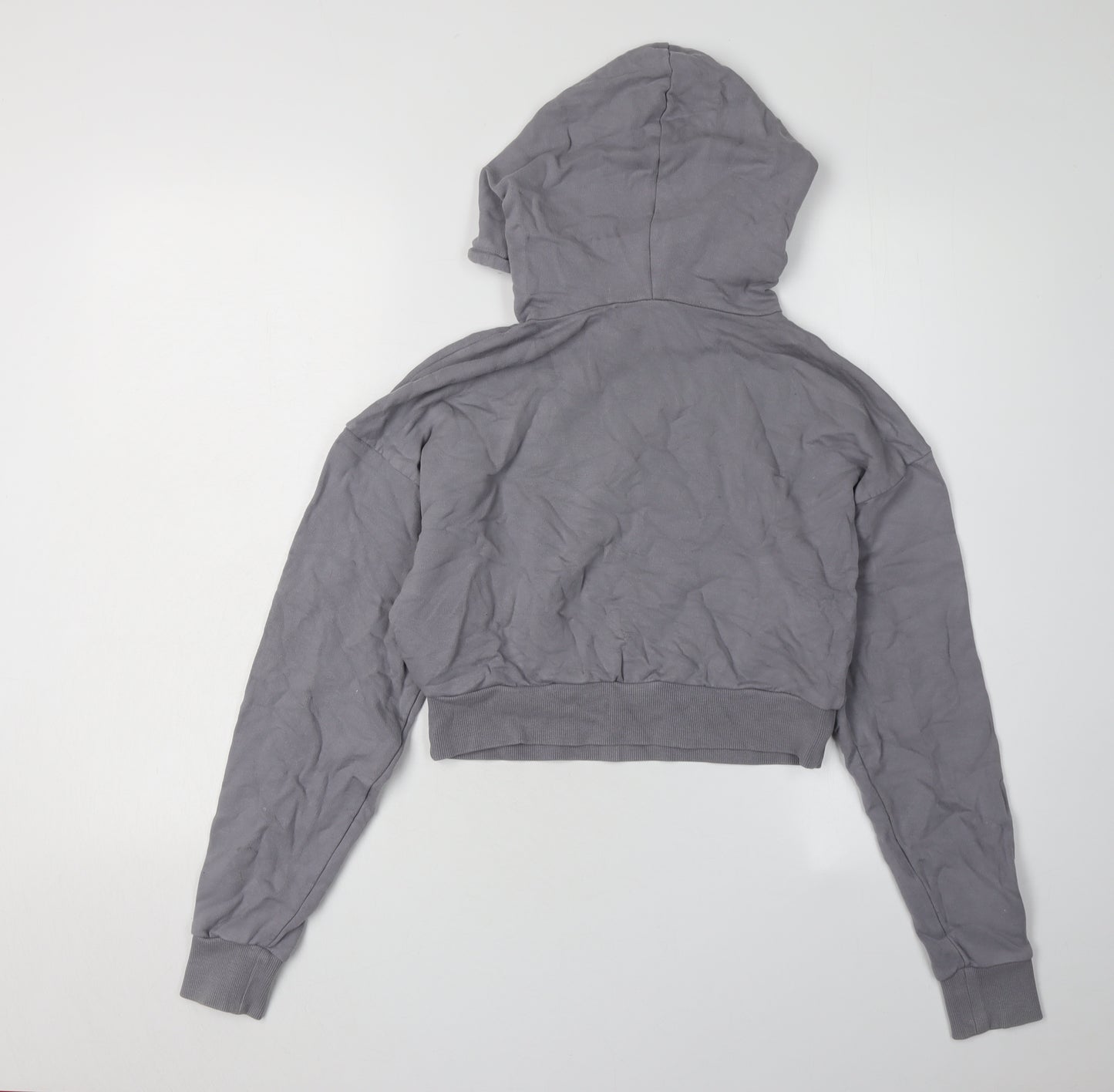 ASOS DESIGN Women’s Grey Pullover Hoodie, Size 8