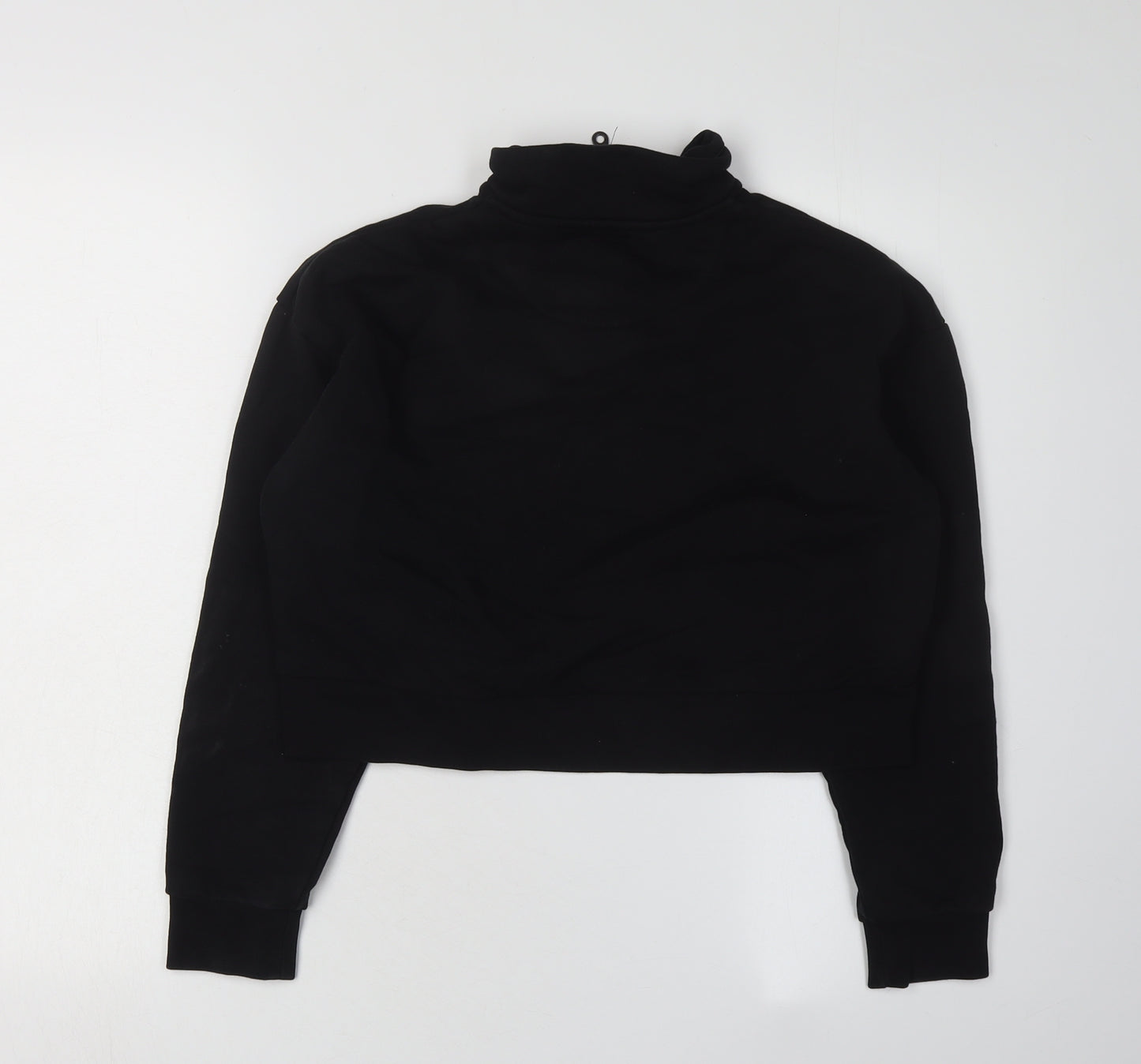 Lyle & Scott Black Unisex 1/2 Zip Pullover Hoodie S