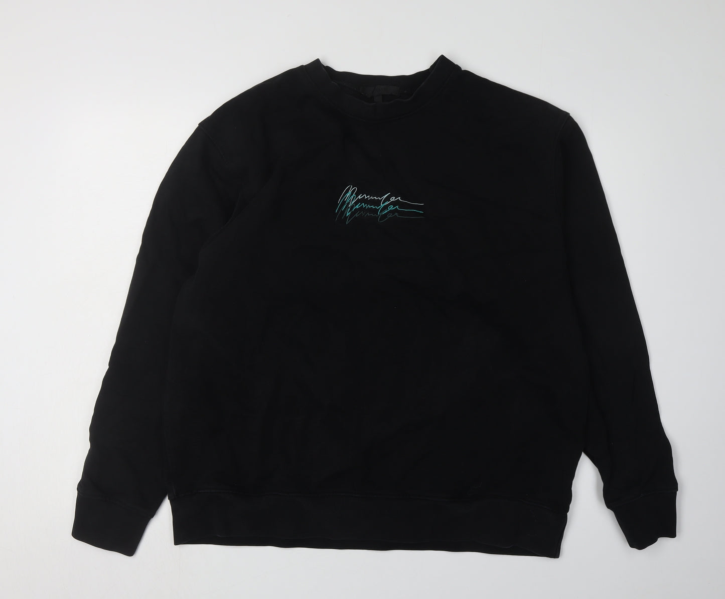 Mennace Men's XL Black Pullover Sweatshirt