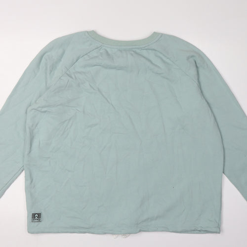 FatFace Women's Green Pullover Sweatshirt Size 16