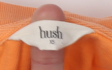 Hush Women's Orange XS Pullover Sweatshirt