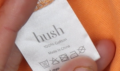 Hush Women's Orange XS Pullover Sweatshirt