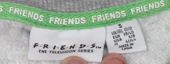 Friends Grey Graphic Logo Unisex Sweatshirt - Size S