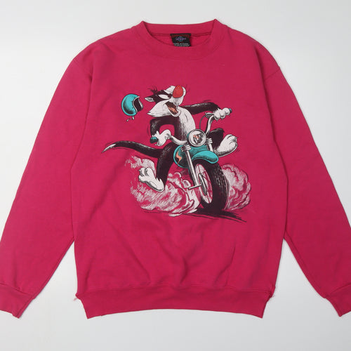 Garmentgraphics Unisex Red Pullover Sweatshirt M