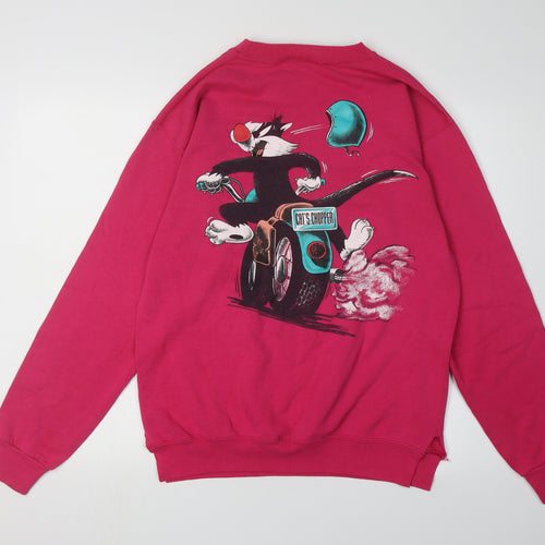 Garmentgraphics Unisex Red Pullover Sweatshirt M