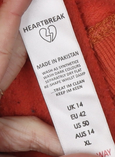 Heartbreak Women's Red Long Sleeve Dress, Size 14