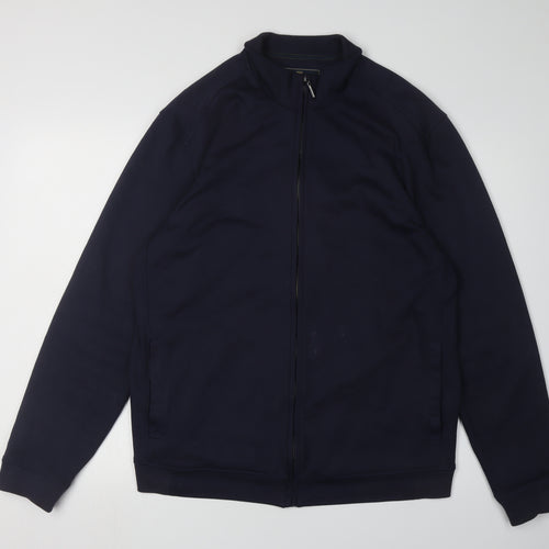 Marks and Spencer Men's Black Full Zip Jacket L