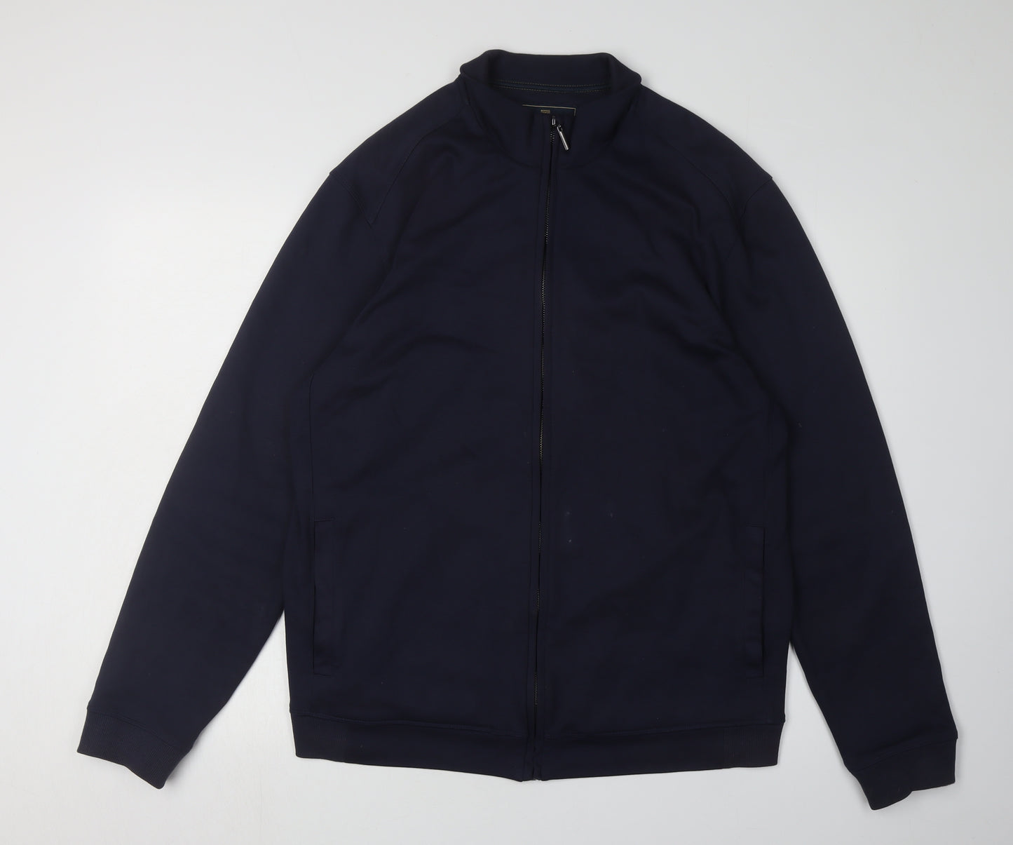 Marks and Spencer Men's Black Full Zip Jacket L