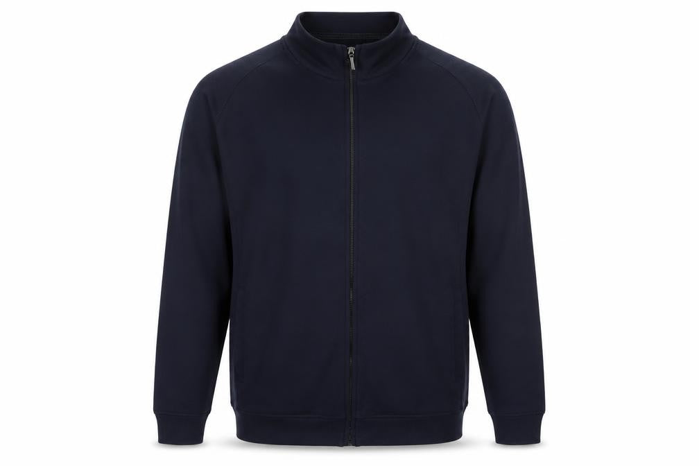 Front view of Marks & Spencer Men's Black Full Zip Jacket L