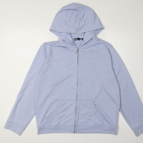 Isle Women's Blue Full Zip Hoodie, Size M, Casual
