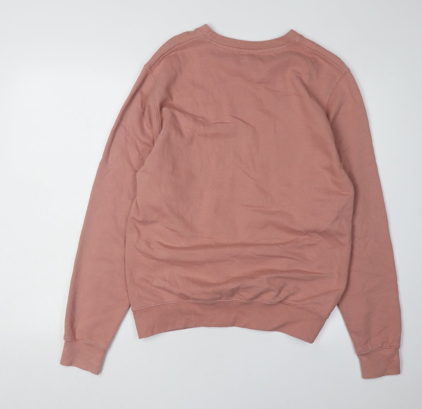 TEEQ Women's Pink Pullover Sweatshirt, S, Casual Wear