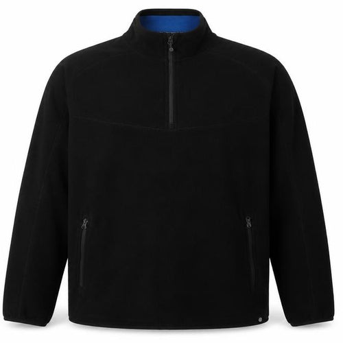 Mondetta Men's Black Fleece 1/4 Zip Sweatshirt L/S