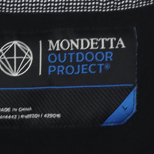 Mondetta Men's Black Fleece 1/4 Zip Sweatshirt L/S