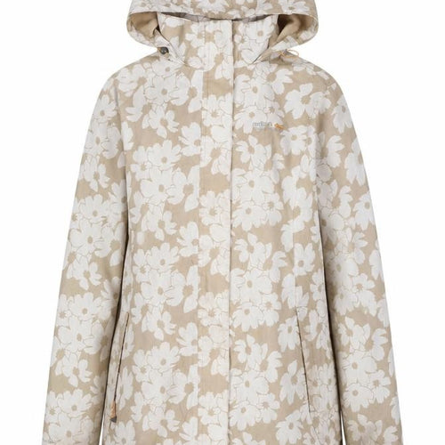 Regatta Women's Beige Floral Rain Coat Size 12