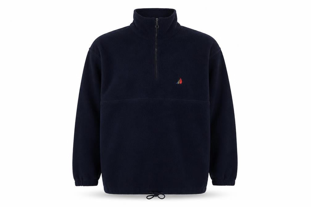 Front view of World of Textiles Men's Black XL Pullover Sweatshirt
