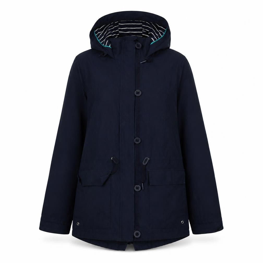 Front view of Marks & Spencer Women's Blue Anorak Jacket, size 8