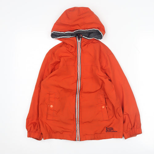 GapKids Boys Orange Hooded Jacket 6-7 Years