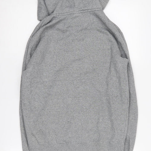 Champion Men's Grey Hoodie S Pullover Logo Design