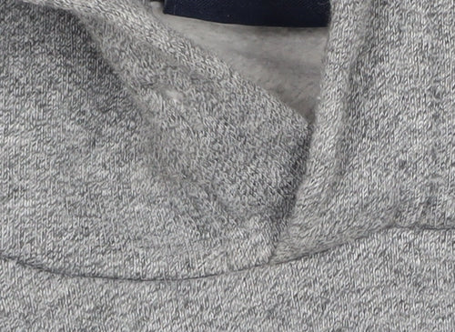 Champion Men's Grey Hoodie S Pullover Logo Design