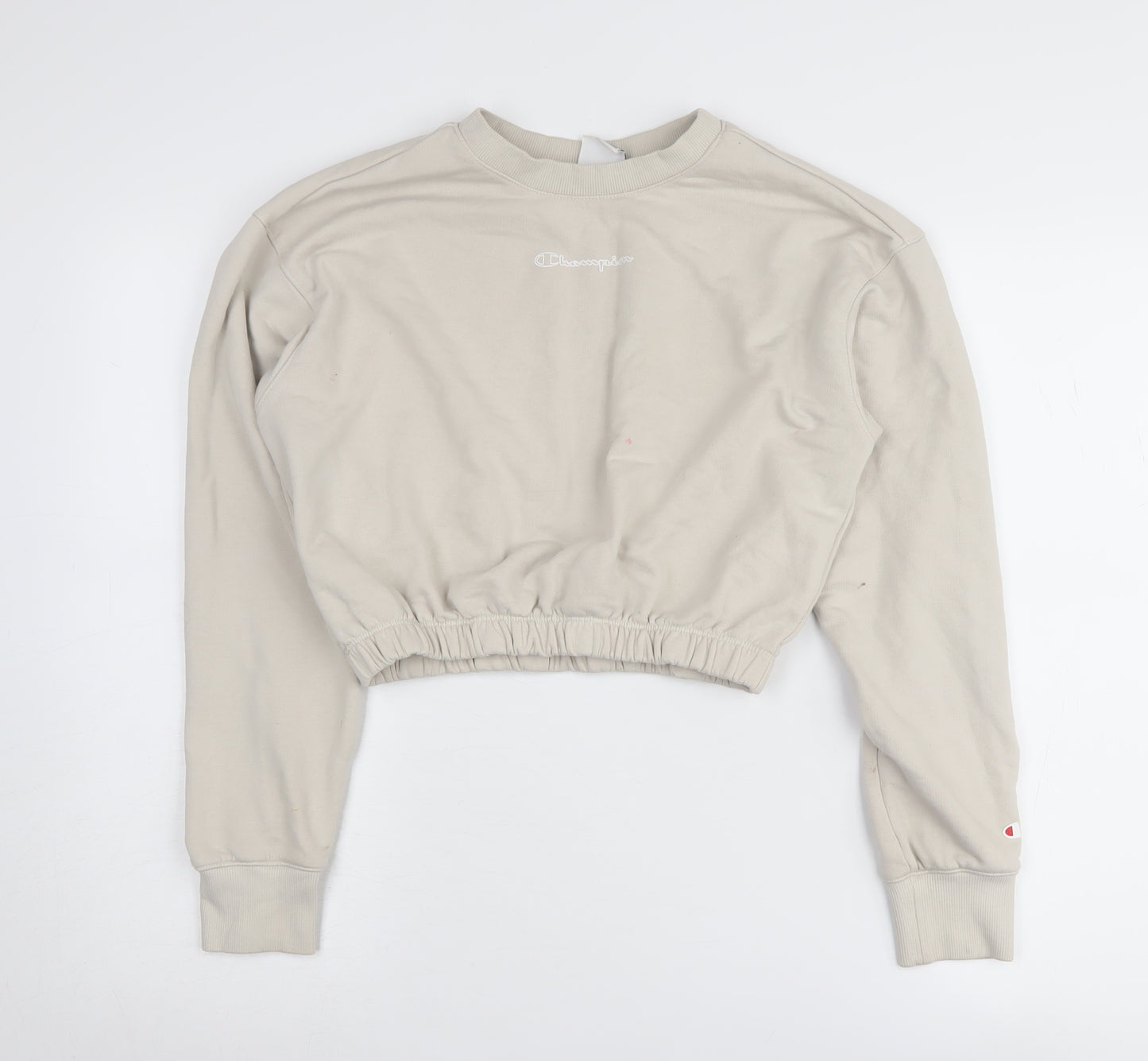 Champion Women's Beige Pullover Sweatshirt M
