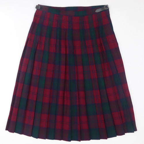 Edinburgh Woollen Mill Women's Multicoloured Plaid Skirt, Size 18