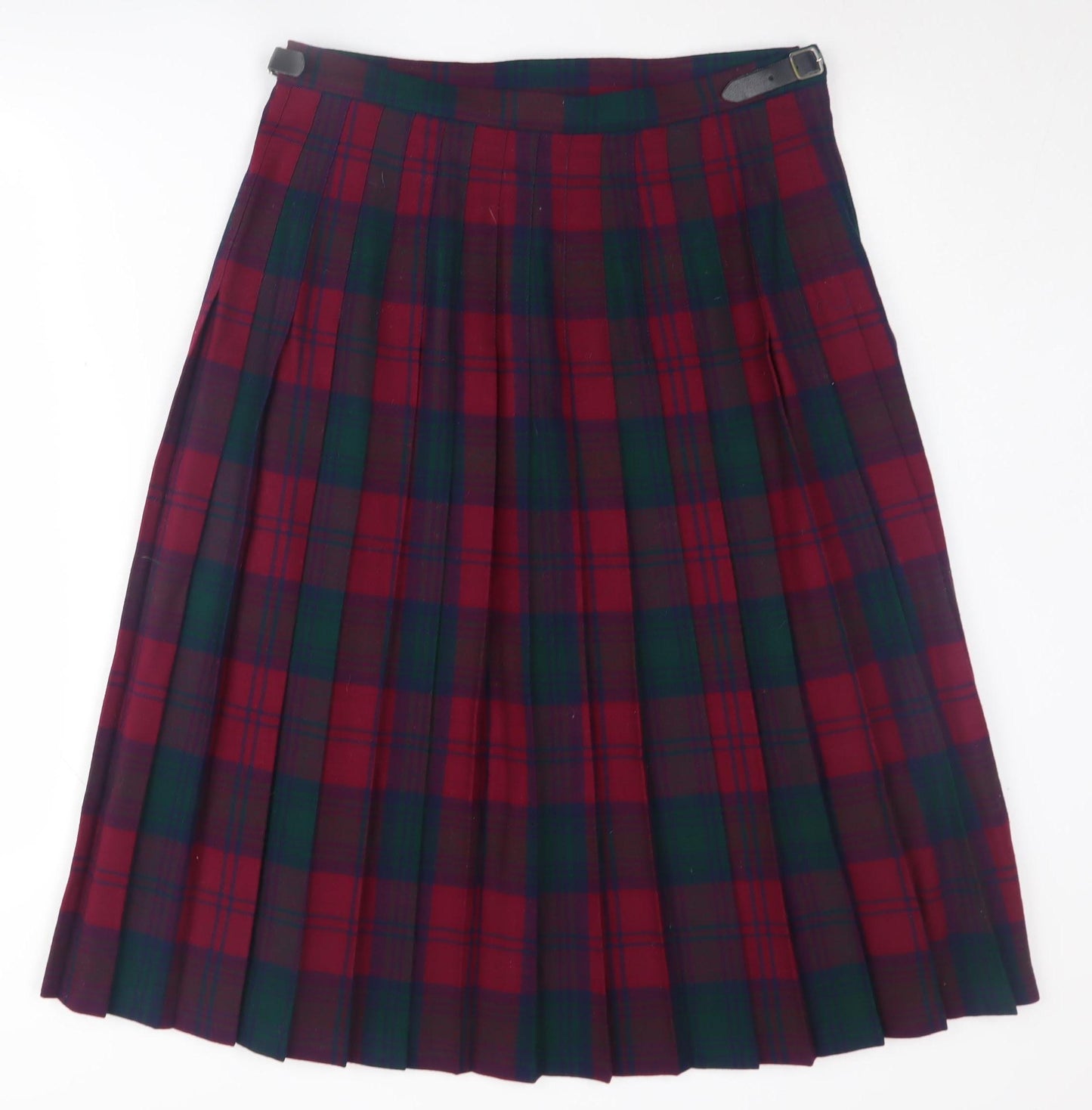 Edinburgh Woollen Mill Women's Multicoloured Plaid Skirt, Size 18