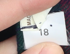 Edinburgh Woollen Mill Women's Multicoloured Plaid Skirt, Size 18