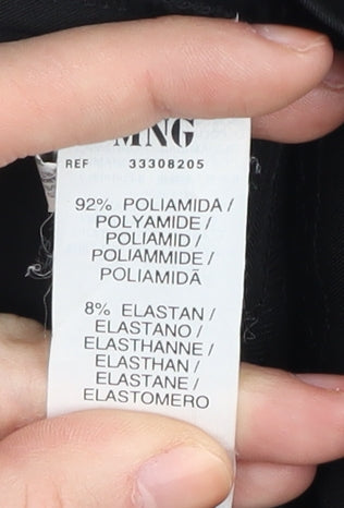 MNG Women's Black Skirt Size 12 Polyamide Blend