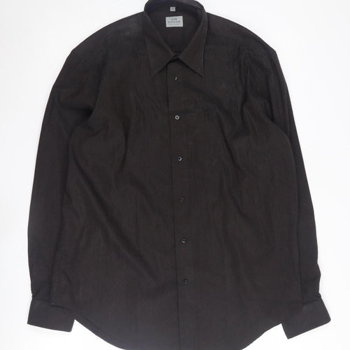 Tom English Men's Large Black Striped Shirt