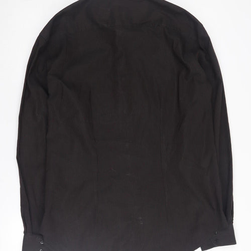 Tom English Men's Large Black Striped Shirt