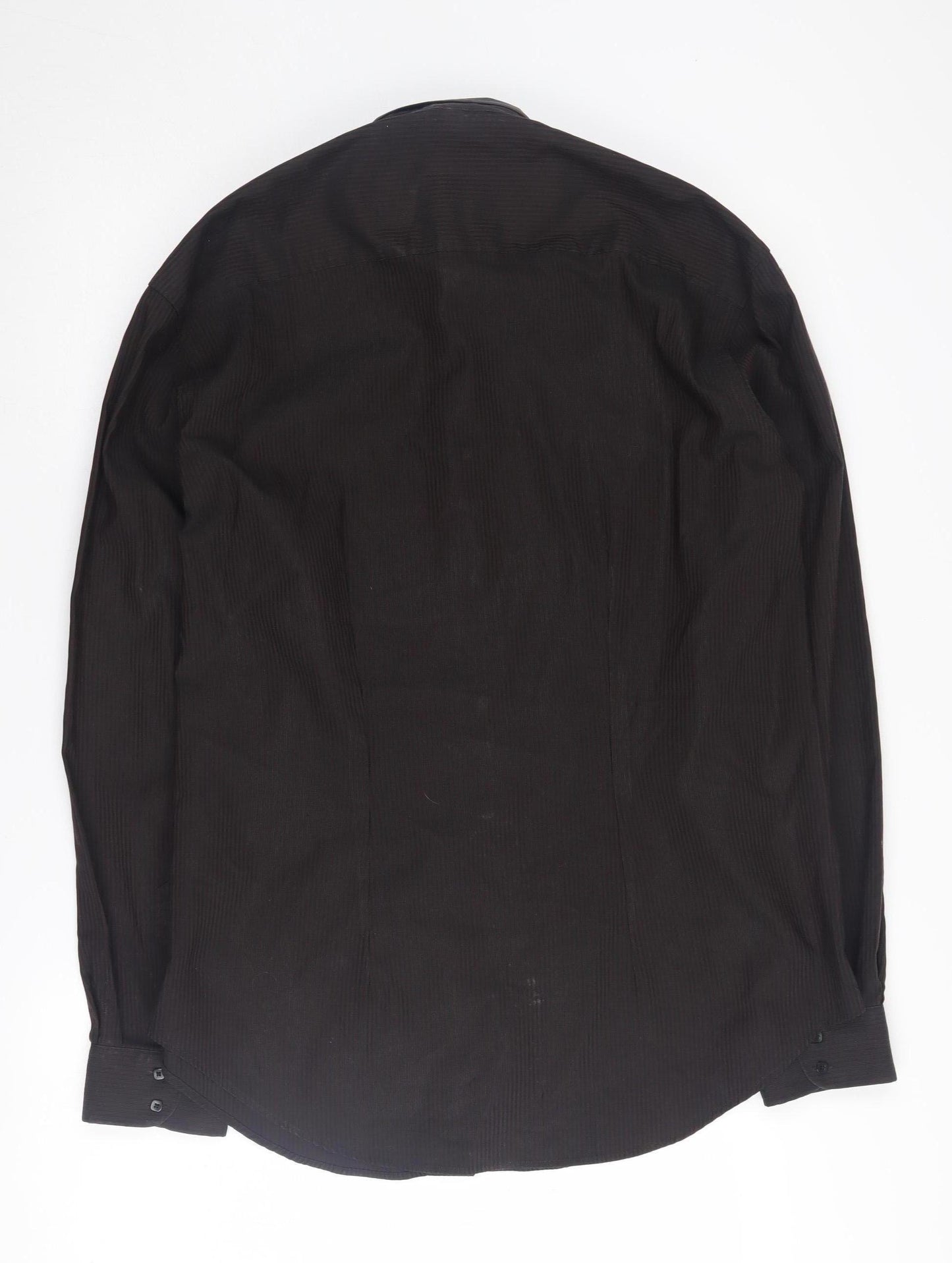 Tom English Men's Large Black Striped Shirt